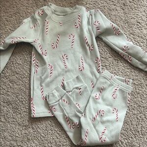 Carter's Mint Candy Cane Pajama Set
